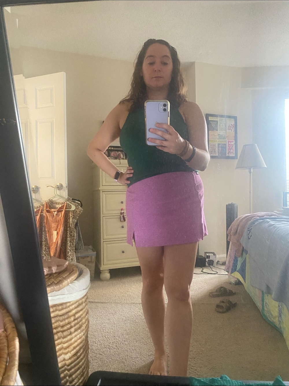 Outdoor Voices Warm Up Skort- Bright Purple